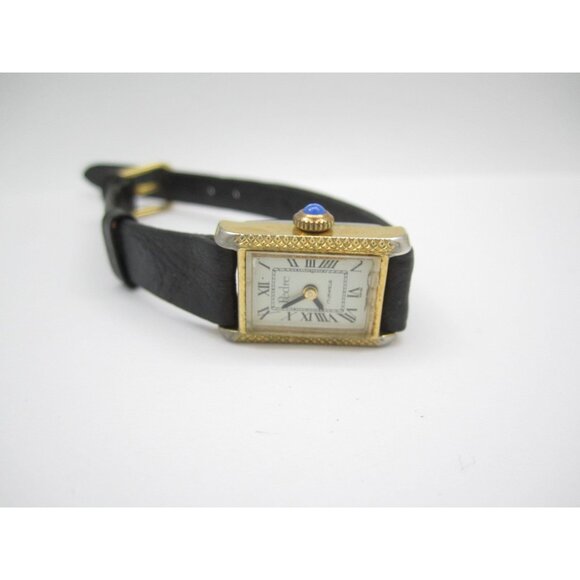 Women Pedre Hand Wind Analog 14mm Tank Roman Numerals Watch (H877) - Picture 7 of 9